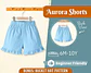 Girls Ruffle Hem Shorts Sewing Pattern - thumbnail 1
