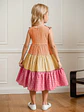 Girls Tiered Patchwork Dress Sewing Pattern - thumbnail 3