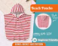 Kids Beach Hooded Poncho Sewing Pattern PDF - thumbnail 1