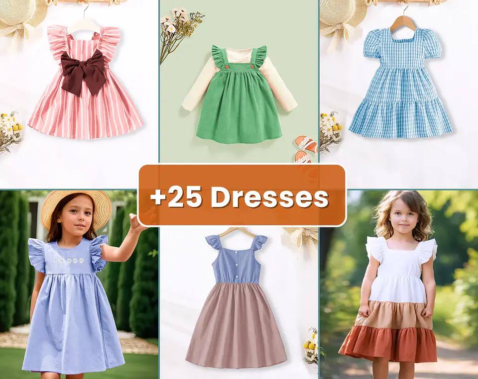 Create your Bundle, Sewing Patterns for Kids PDF 4