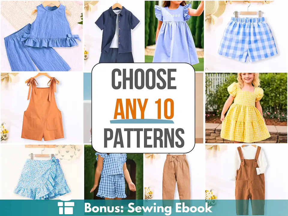Create your Bundle, Sewing Patterns for Kids PDF 5