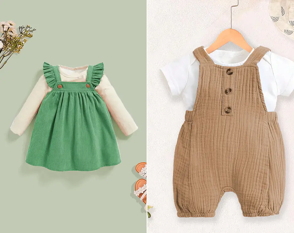 Kids Bundle, Overalls for Babies, Sewing Patterns 4