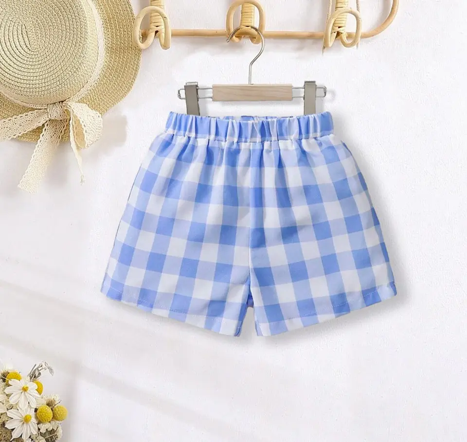 Kids Elastic Waist Shorts Sewing Pattern 2