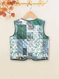 Girls Patchwork Tie Front Vest Sewing Pattern - thumbnail 3