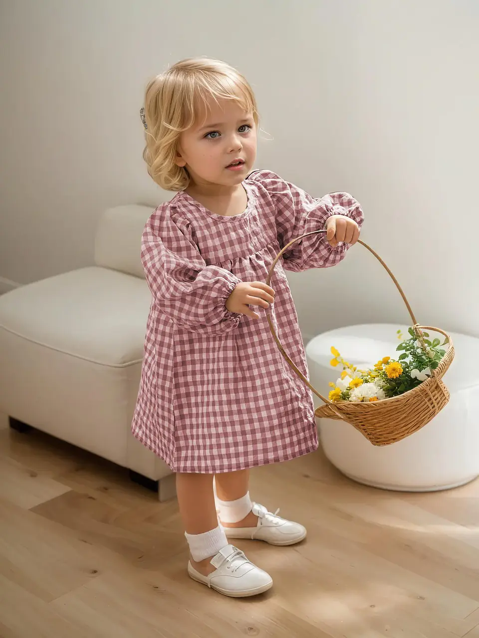 Girls Peasant Dress Sewing Pattern 2