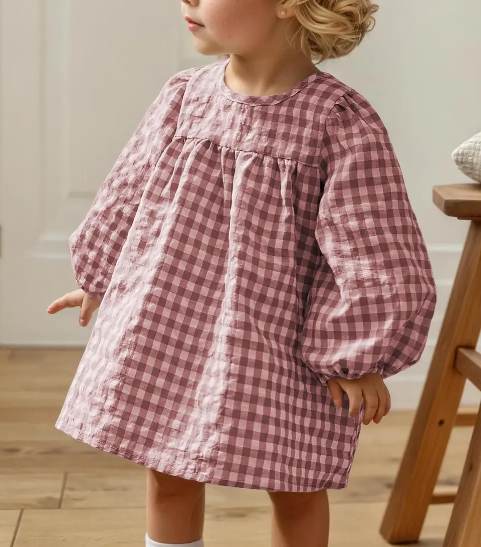 Girls Peasant Dress Sewing Pattern 3