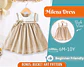 Girls Empire Waist Dress Sewing Pattern - thumbnail 1