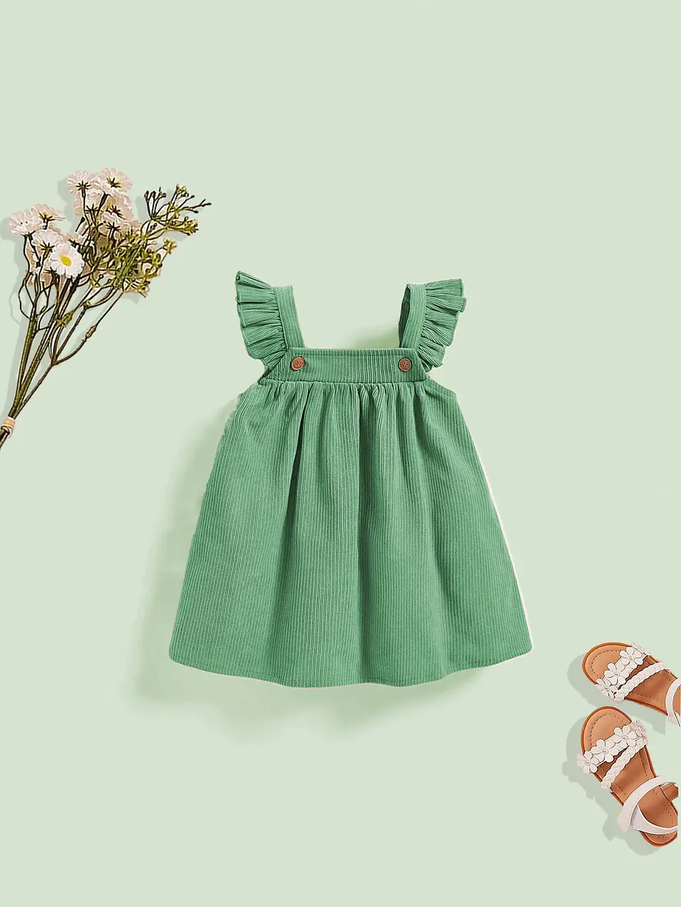 Girls Pinafore Dress Sewing Pattern 2