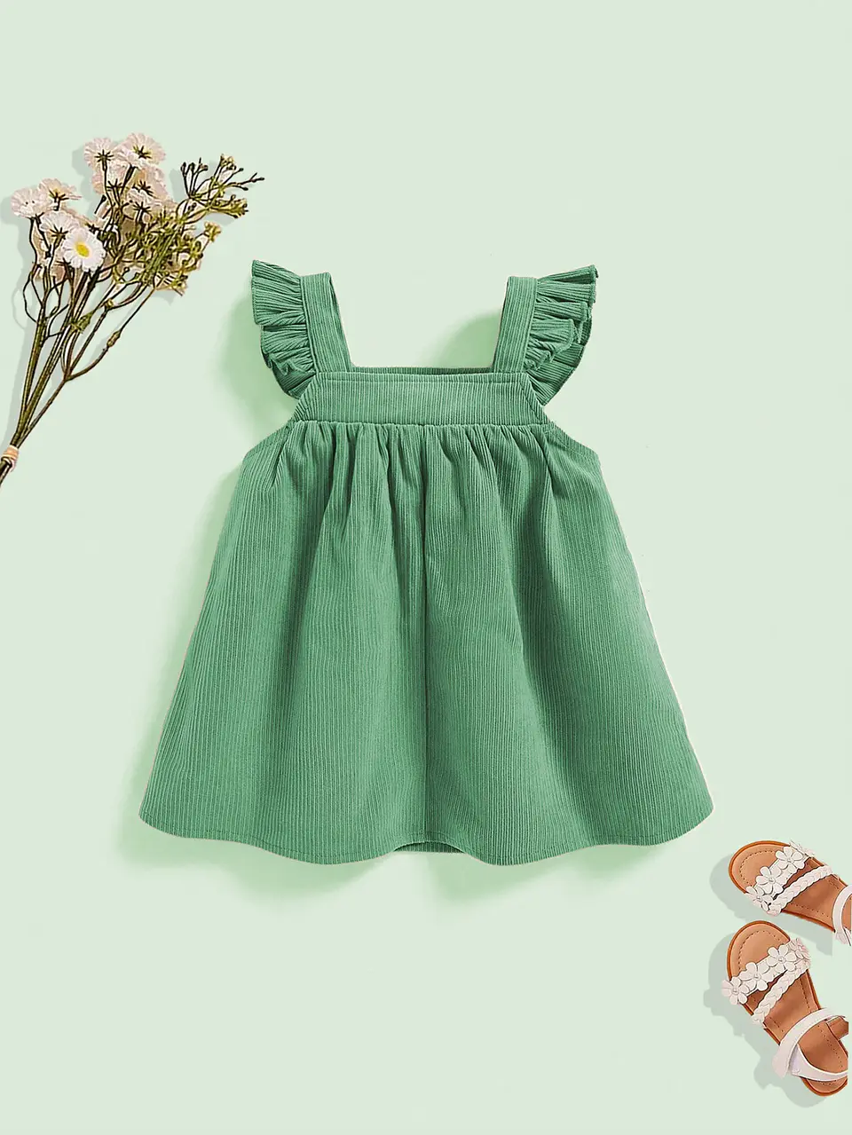 Girls Pinafore Dress Sewing Pattern 3