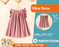 Girls Ruffle Sleeve Dress Sewing Pattern - thumbnail 1