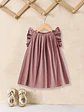 Girls Ruffle Sleeve Dress Sewing Pattern - thumbnail 2