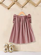 Girls Ruffle Sleeve Dress Sewing Pattern - thumbnail 3