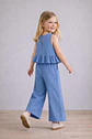Girls Ruffle Top & Wide Leg Pants Sewing Pattern - thumbnail 5