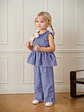 vGirls Ruffle Collar Peplum Top Sewing Pattern - thumbnail 2