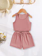 Girls Crop Tank Top & Shorts Sewing Pattern PDF - thumbnail 3
