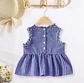 vGirls Ruffle Collar Peplum Top Sewing Pattern - thumbnail 5