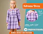 Girls Peter Pan Collar Dress Sewing Pattern - thumbnail 1