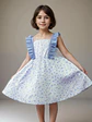 Girls Ruffle Strap Dress Sewing Pattern - thumbnail 2