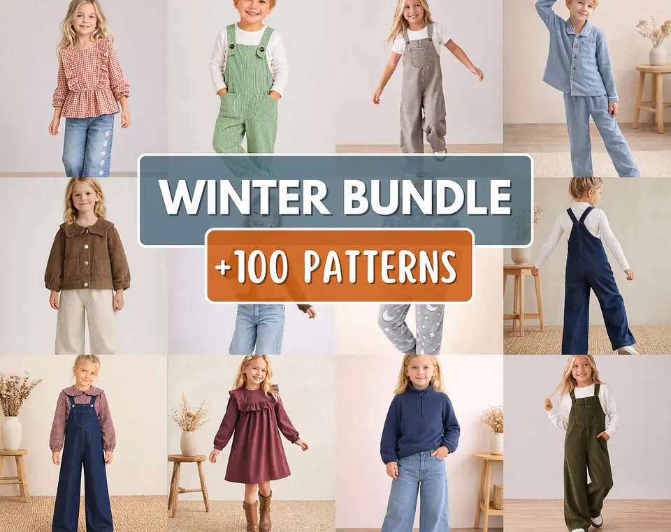 Kids Sewing Patterns Bundle 1