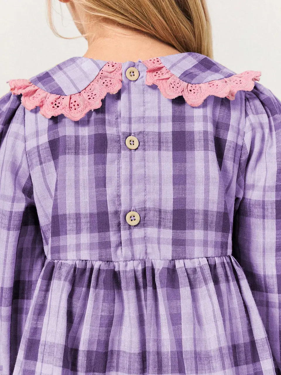 Girls Peter Pan Collar Dress Sewing Pattern 3