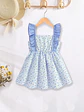 Girls Ruffle Strap Dress Sewing Pattern - thumbnail 3