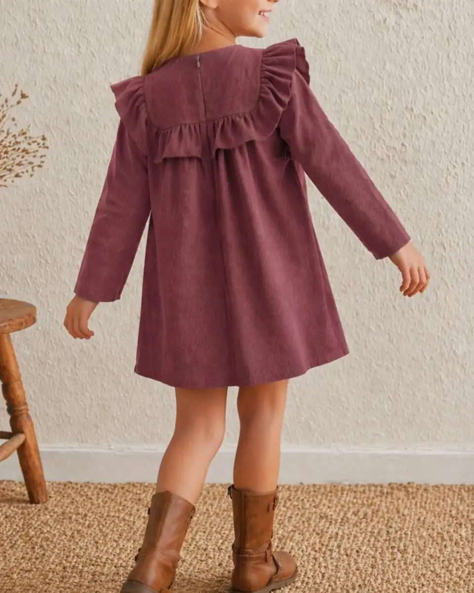 Ruffle Yoke Dress Sewing Pattern 2