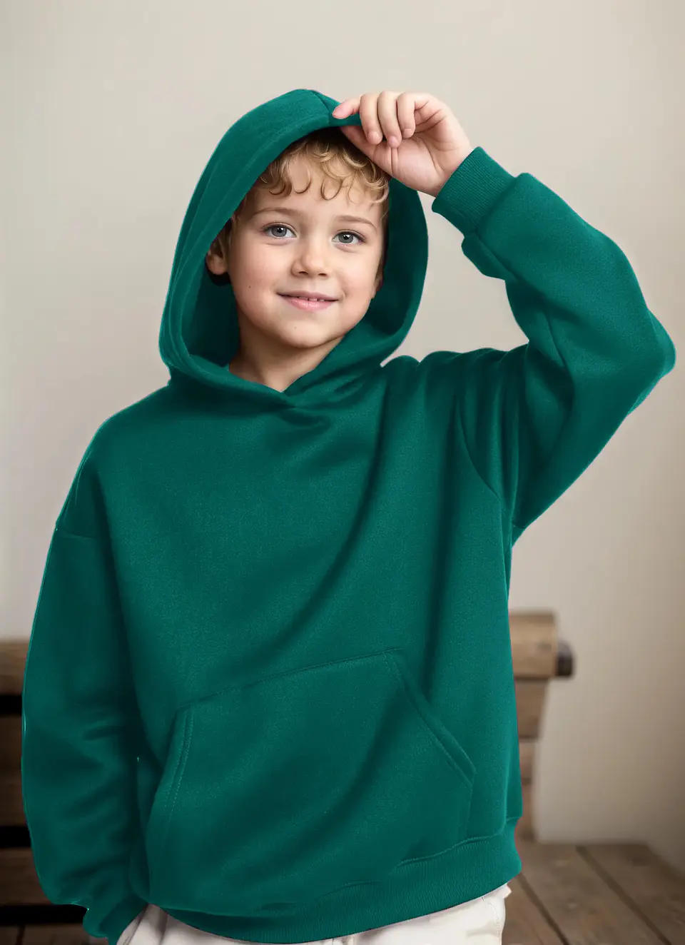 Hoodie Sewing Pattern for Kids, Oversized Hoodie 3