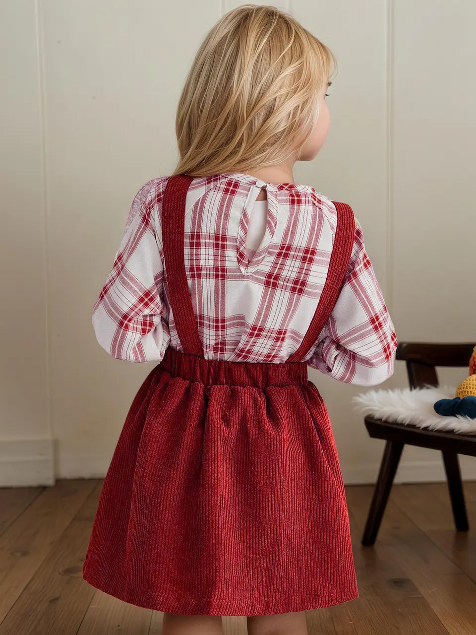 Girls Pinafore Dress Sewing Pattern 2