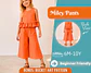 Elastic Waistband Pants Sewing Pattern for Girl - thumbnail 1