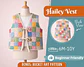 Kids Quilted Vest Sewing Pattern - thumbnail 1
