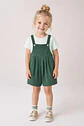 Girls Pleated Overall Shorts Sewing Pattern - thumbnail 3