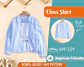 Girls Button-Up Blouse Sewing Pattern - thumbnail 1
