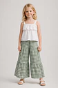 Girls Tiered wide-leg pant Sewing Pattern - thumbnail 5