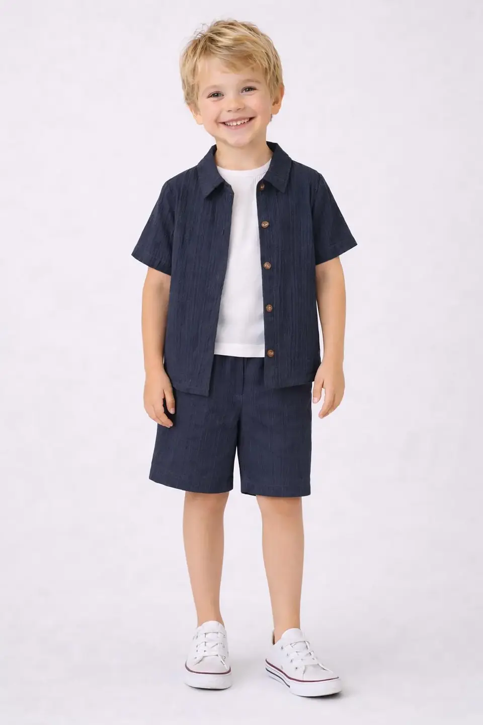 Boys Shirt & Shorts Set Sewing Pattern 4