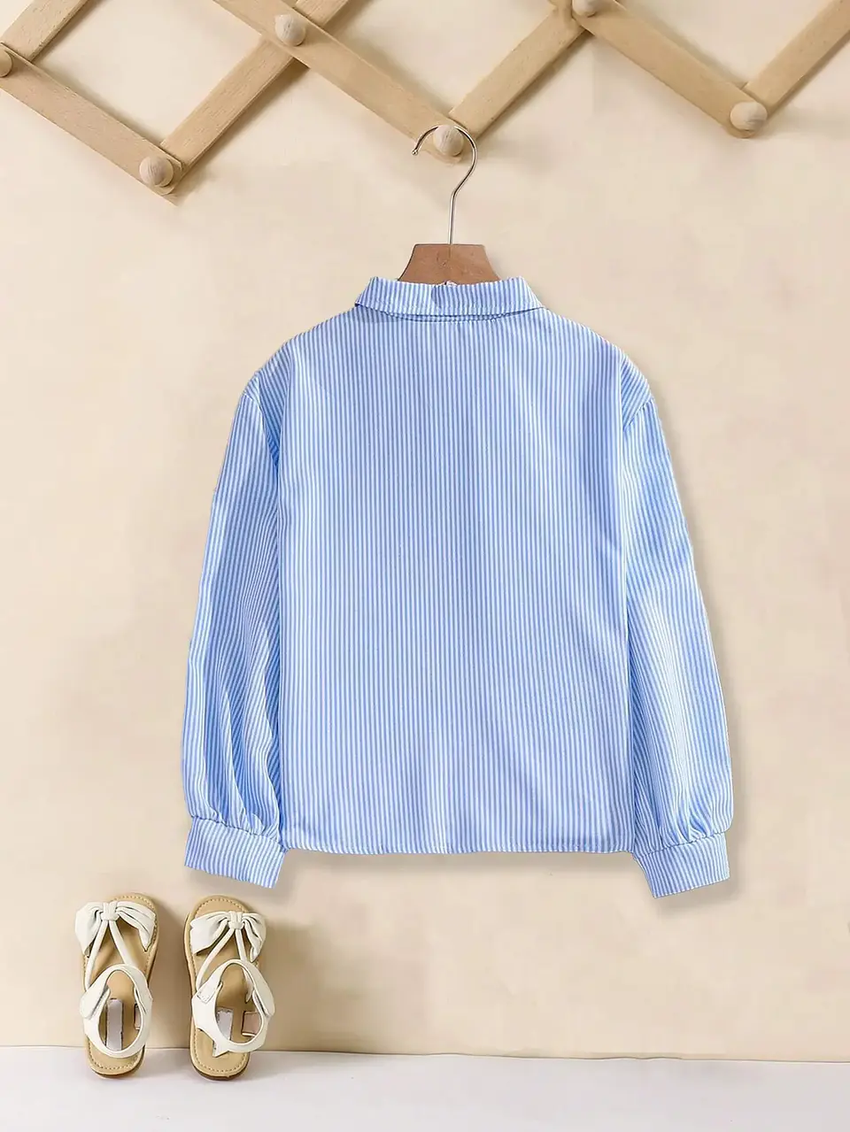 Girls Button-Up Blouse Sewing Pattern 4
