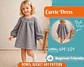 Girls Gathered Yoke Dress Sewing Pattern - thumbnail 1