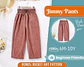 Children's Paperbag Waist Wide Leg Pants Sewing Pattern - thumbnail 1
