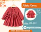 Children's Ruffle Yoke Dress Sewing Pattern - thumbnail 1