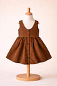 Girls Button-Front Pinafore Dress Sewing Pattern - thumbnail 2