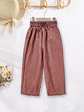 Children's Paperbag Waist Wide Leg Pants Sewing Pattern - thumbnail 3
