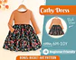 Girls Long Sleeve Knit Dress Sewing Pattern - thumbnail 1