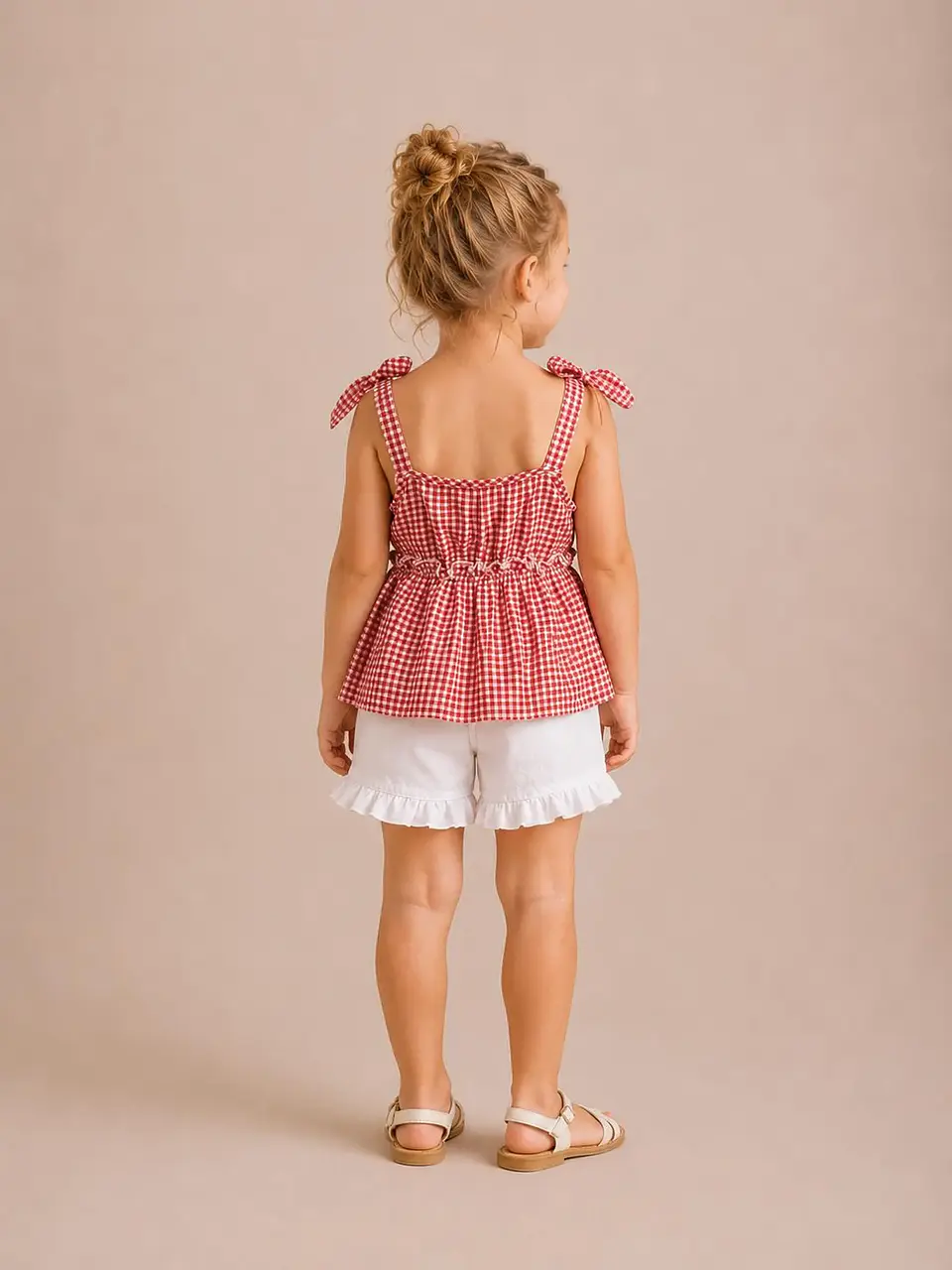 Sewing pattern for peplum top for girls PDF 2