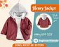 Kids Hooded Corduroy Jacket Sewing Pattern PDF - thumbnail 1
