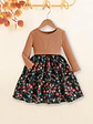 Girls Long Sleeve Knit Dress Sewing Pattern - thumbnail 2