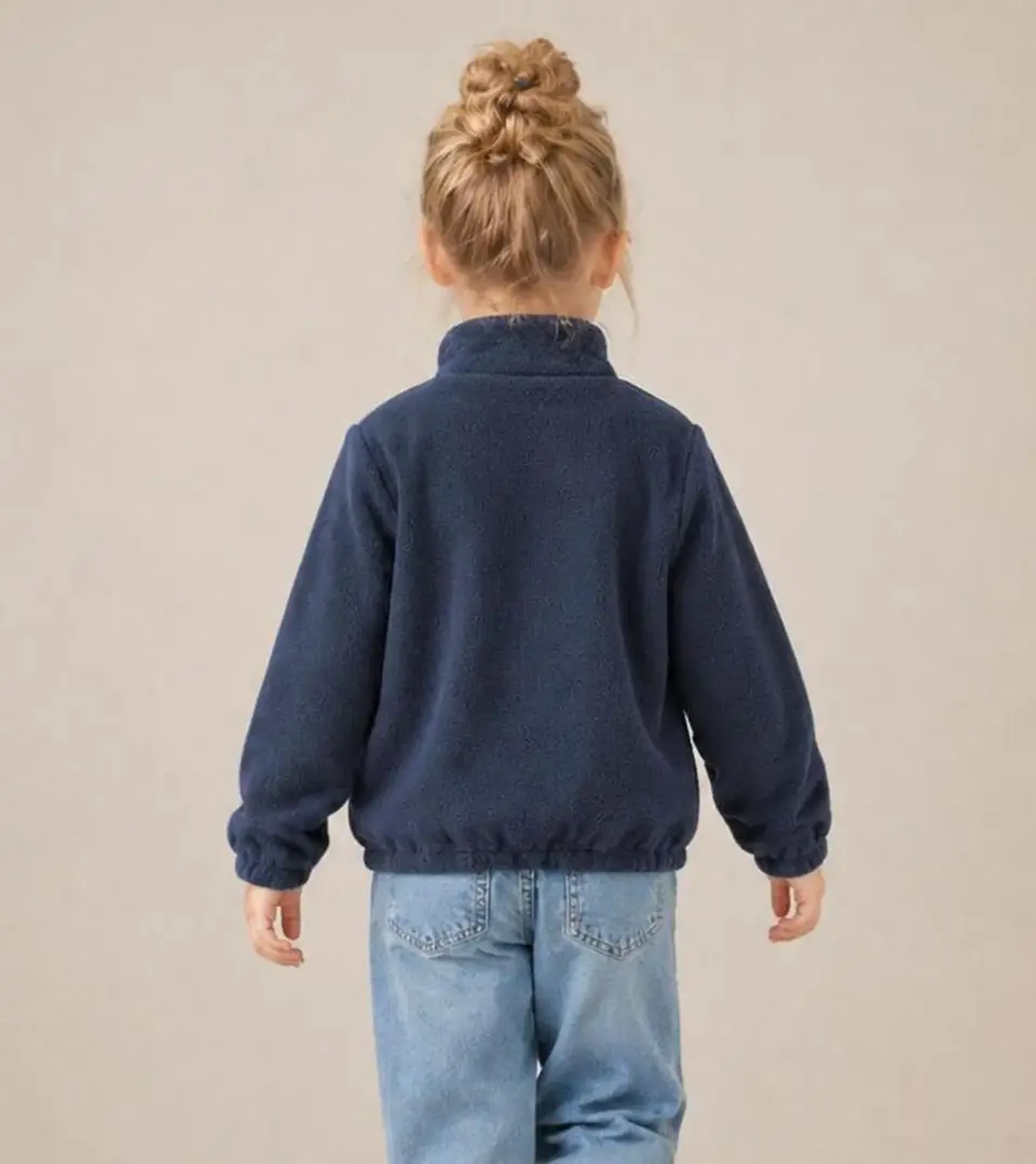 Children's Quarter-Zip Fleece Pullover Sewing Pattern 2