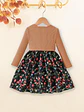 Girls Long Sleeve Knit Dress Sewing Pattern - thumbnail 3