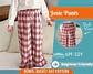 Kids Pajama Pants Wide Leg Lounge Sewing Pattern - thumbnail 1