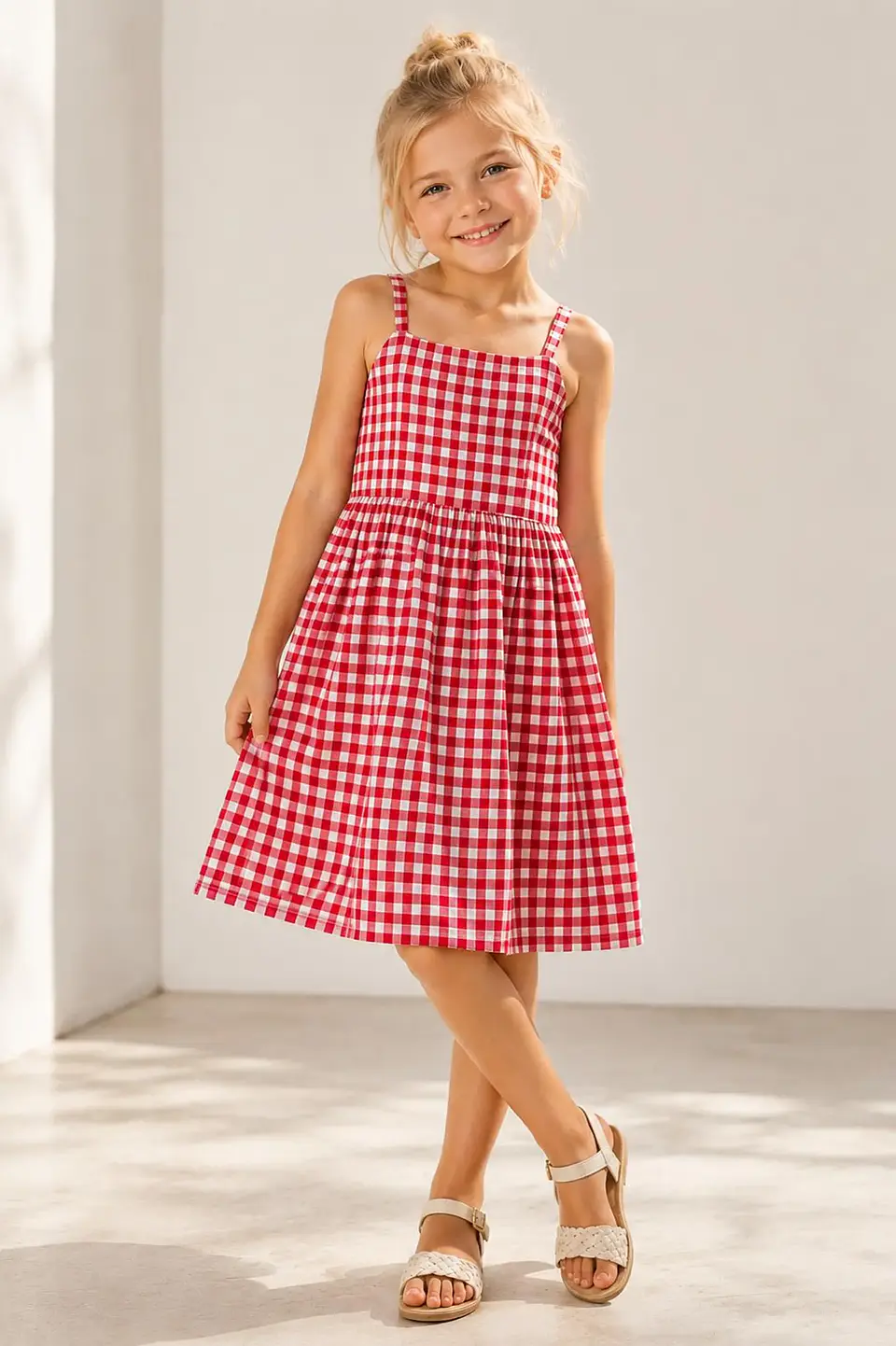Girls Bow Back Dress Sewing Pattern 2
