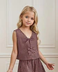 Girls Sleeveless Bow Front Top Sewing Pattern - thumbnail 3