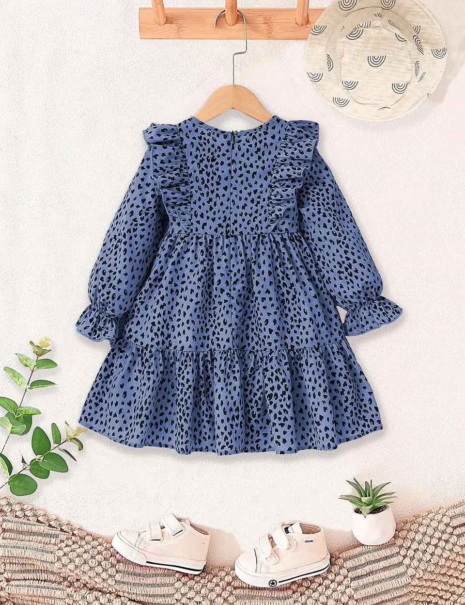 Children's Ruffle Tiered Dress Sewing Pattern 3